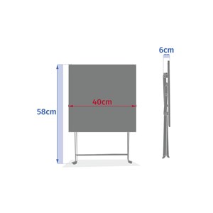 Table d'appoint carrée pliante greensboro café - 40 x 40 cm - hespéride