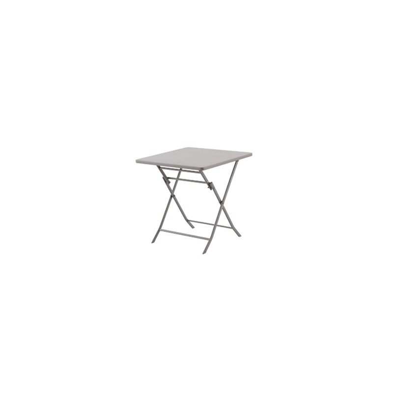 Table de jardin carrée greensboro 70 x 70 cm café - hespéride
