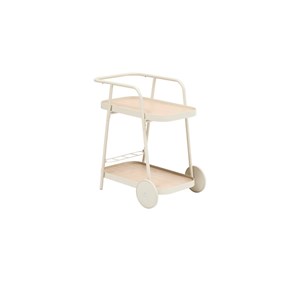 Desserte de jardin alu avec roues easiness argile - hespéride