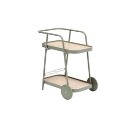 Desserte de jardin alu avec roues easiness laurier - hespéride