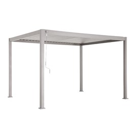 Pergola bioclimatique evora argile - 4 x 3 m - hespéride