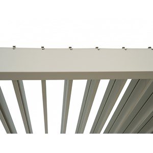 Pergola bioclimatique électrique evora argile - 4 x 3 m - hespéride