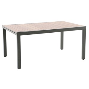Table de jardin rectangulaire extensible alu pineda verte - jardideco