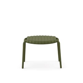 Table basse de jardin ronde en résine pp 50 % recyclé joysxee - ø50 cm - vert sa