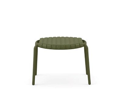 Table basse de jardin ronde en résine pp 50 % recyclé joysxee - ø50 cm - vert sa