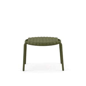 Table basse de jardin ronde en résine pp 50 % recyclé joysxee - ø50 cm - vert sa