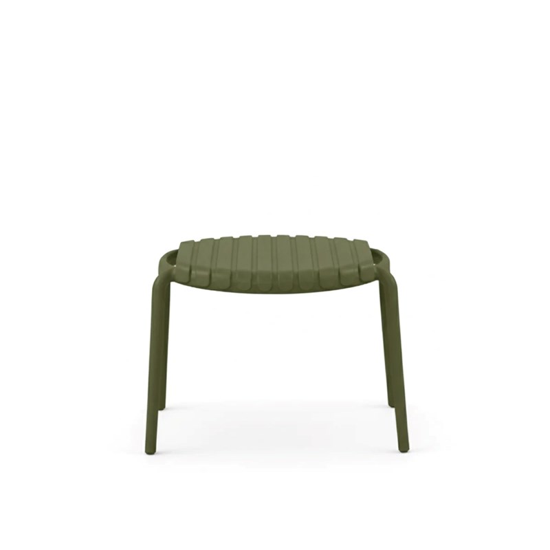 Table basse de jardin ronde en résine pp 50 % recyclé joysxee - ø50 cm - vert sa