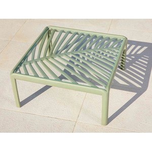 Salon de jardin henderson vert sauge - 4 places - jardiline