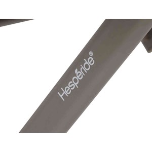 Table de jardin ronde greensboro 4 places café + 4 chaises - hespéride