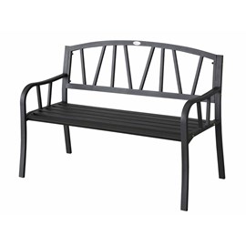 Banc de jardin en métal alvernia - hespéride