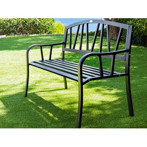 Banc de jardin en métal alvernia - hespéride