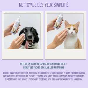 Coffret nettoyant naturel yeux, oreilles & hygiène buccale chien et chat