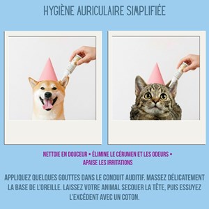Coffret nettoyant naturel yeux, oreilles & hygiène buccale chien et chat