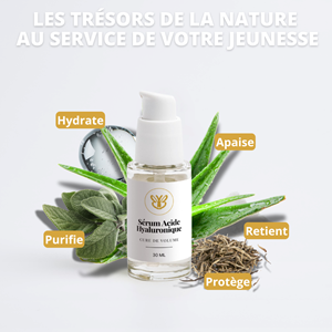 Sérum acide hyaluronique – peau repulpée & hydratée