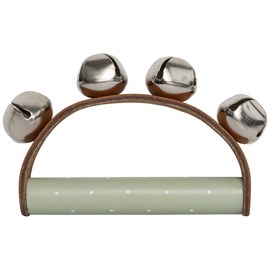 Poignée à grelots verte