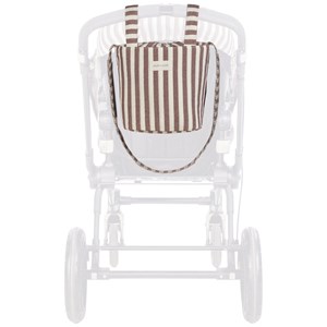 Sac bucket cherry rayé