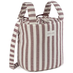 Sac bucket cherry rayé