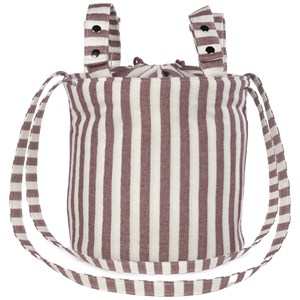 Sac bucket cherry rayé