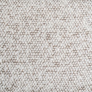 Erin-chaise en tissu bouclé écru (x2)