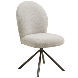 Lyiv- chaise pivotante 360° en tissu sable