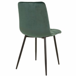 Svin- chaise velours vert (x2)