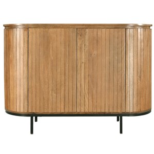 Menton-buffet 115 cm en bois massif