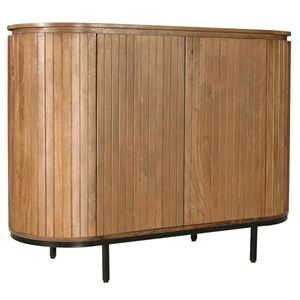 Menton-buffet 115 cm en bois massif