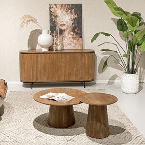 Menton-buffet 180 cm en bois massif