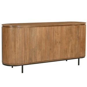 Menton-buffet 180 cm en bois massif