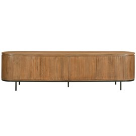 Menton-meuble tv 210 cm en bois massif