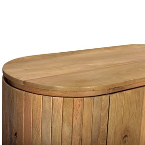 Menton-meuble tv 210 cm en bois massif