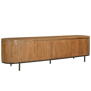 Menton-meuble tv 210 cm en bois massif