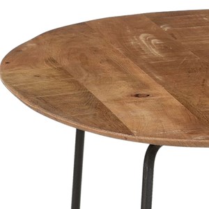 Inaya-set de 2 tables basses en bois massif