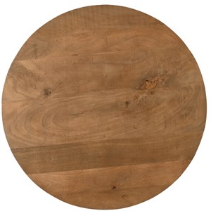 Sienne-table basse ronde d50 cm en bois massif