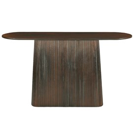 Sienne-console 140 cm en bois massif  brun
