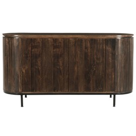 Menton-buffet 180 cm en bois massif brun