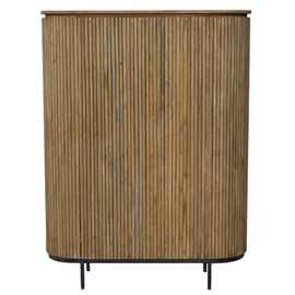 Piana-buffet haut 115 cm en teck massif