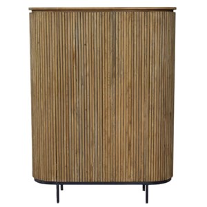 Piana-buffet haut 115 cm en teck massif