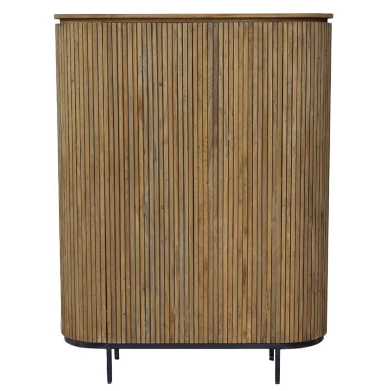 Piana-buffet haut 115 cm en teck massif