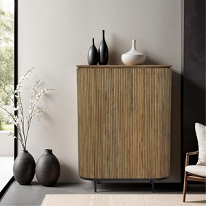 Piana-buffet haut 115 cm en teck massif