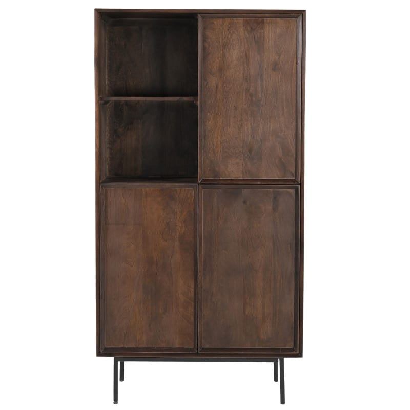 Moloo - Quarto-vaisselier en bois massif brun