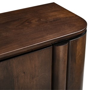 Borgo-meuble tv 170 cm en bois massif brun