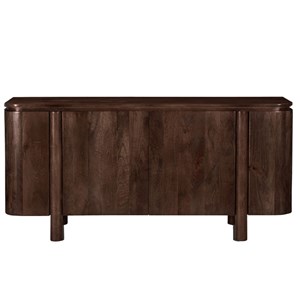 Borgo-buffet 170 cm en bois massif brun