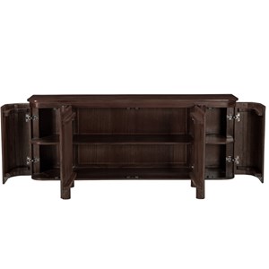 Borgo-buffet 170 cm en bois massif brun