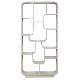 Adona-bibliothèque bois massif ivoire