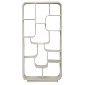 Adona-bibliothèque bois massif ivoire