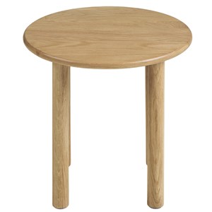 Jur-table basse en chêne massif nature, ø40 cm
