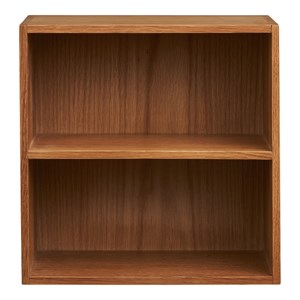 Kub-cube mural 2 niches en chêne massif 30x30 cm