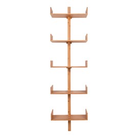 Vali- étagère murale en bambou naturel 50x180 cm