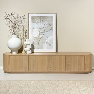 Tiago-meuble tv 220 cm chêne